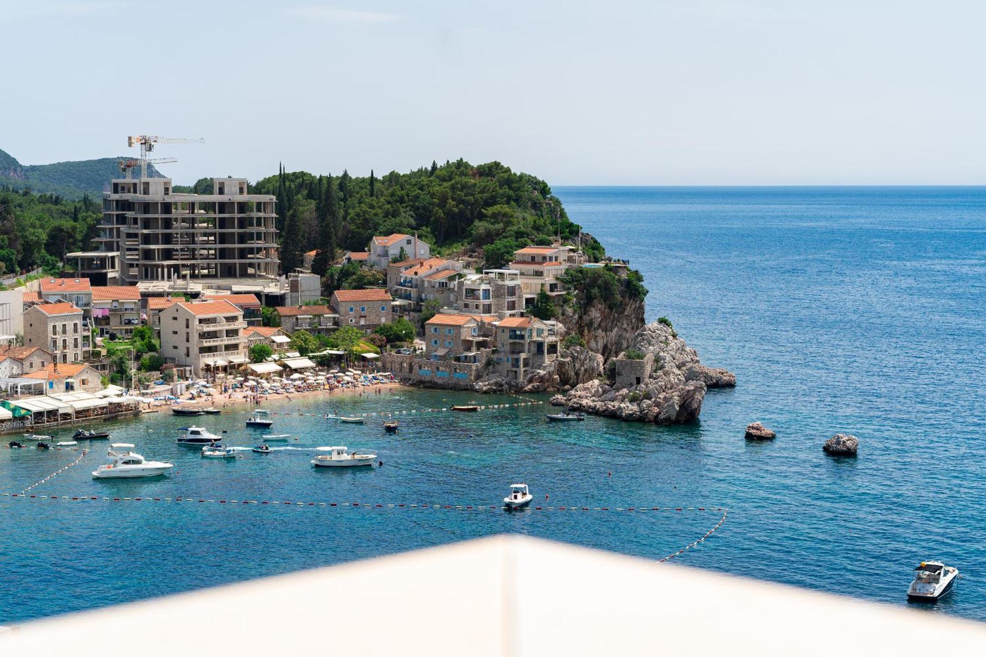 Niki Apartments Przno Ilha Ilha Sveti Stefan Exterior foto