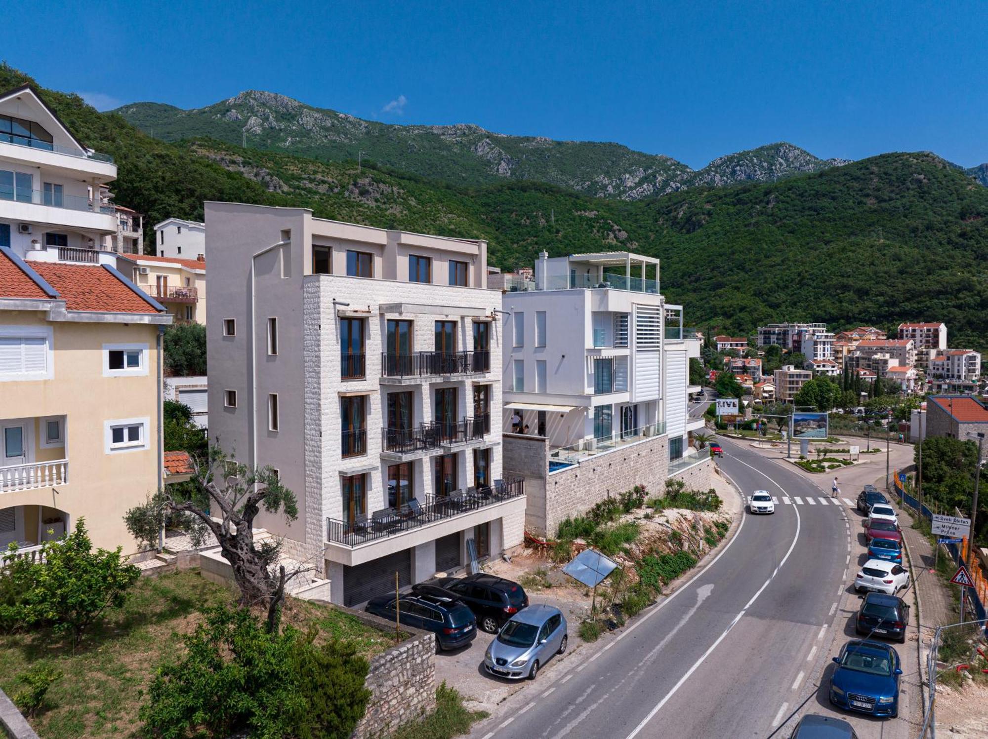 Niki Apartments Przno Ilha Ilha Sveti Stefan Exterior foto