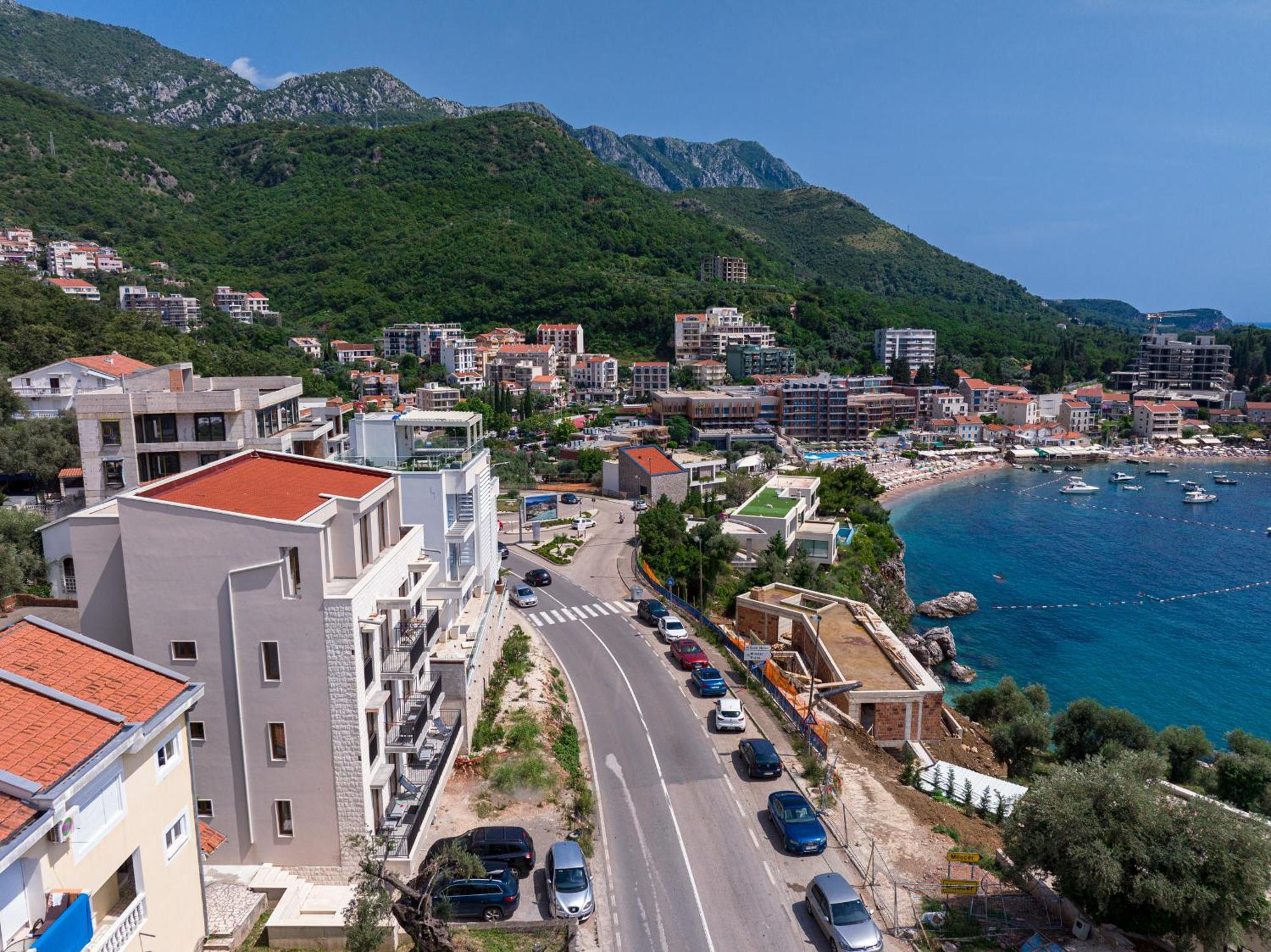 Niki Apartments Przno Ilha Ilha Sveti Stefan Exterior foto