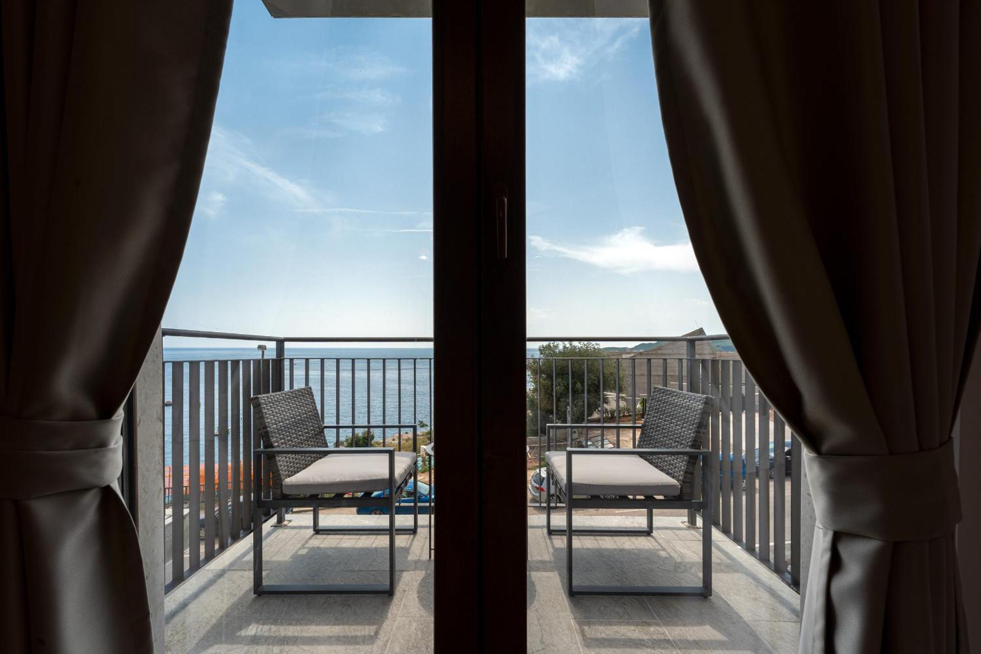 Niki Apartments Przno Ilha Ilha Sveti Stefan Exterior foto